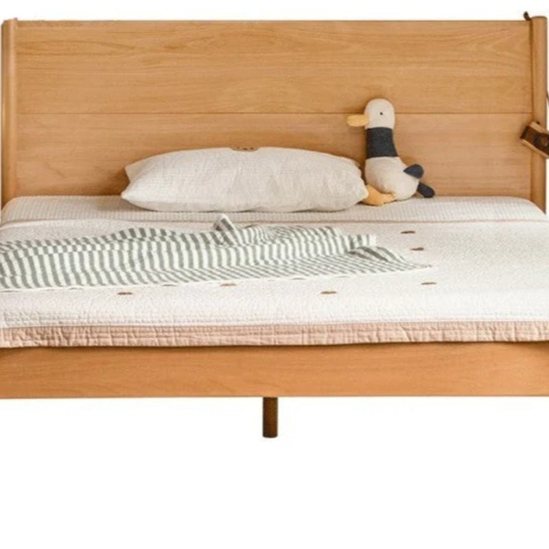 Beech solid wood Bed simple boys and girls<
