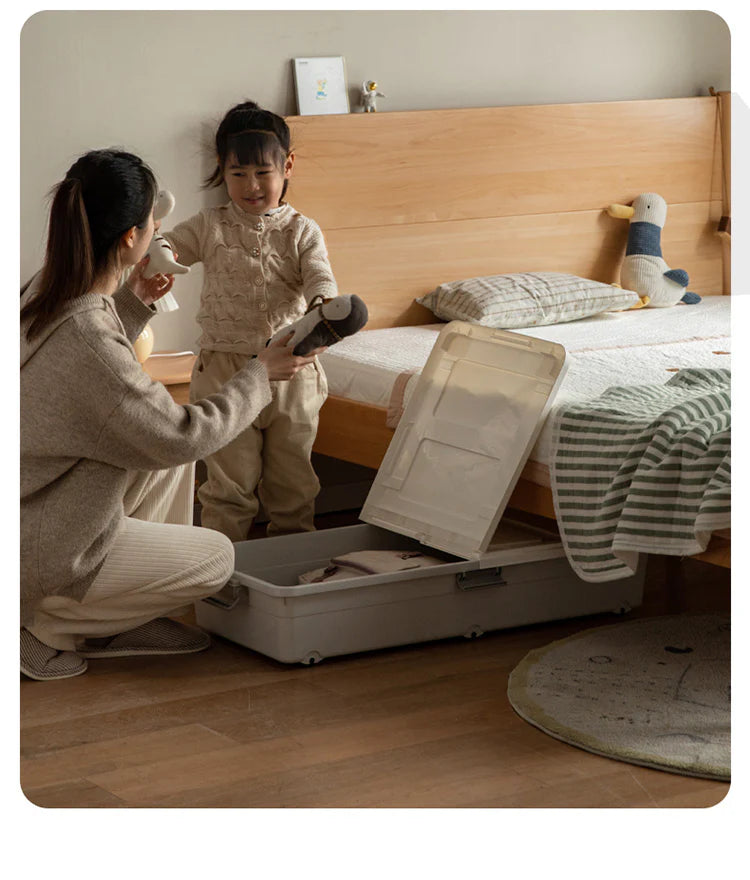 Beech solid wood Bed simple boys and girls<