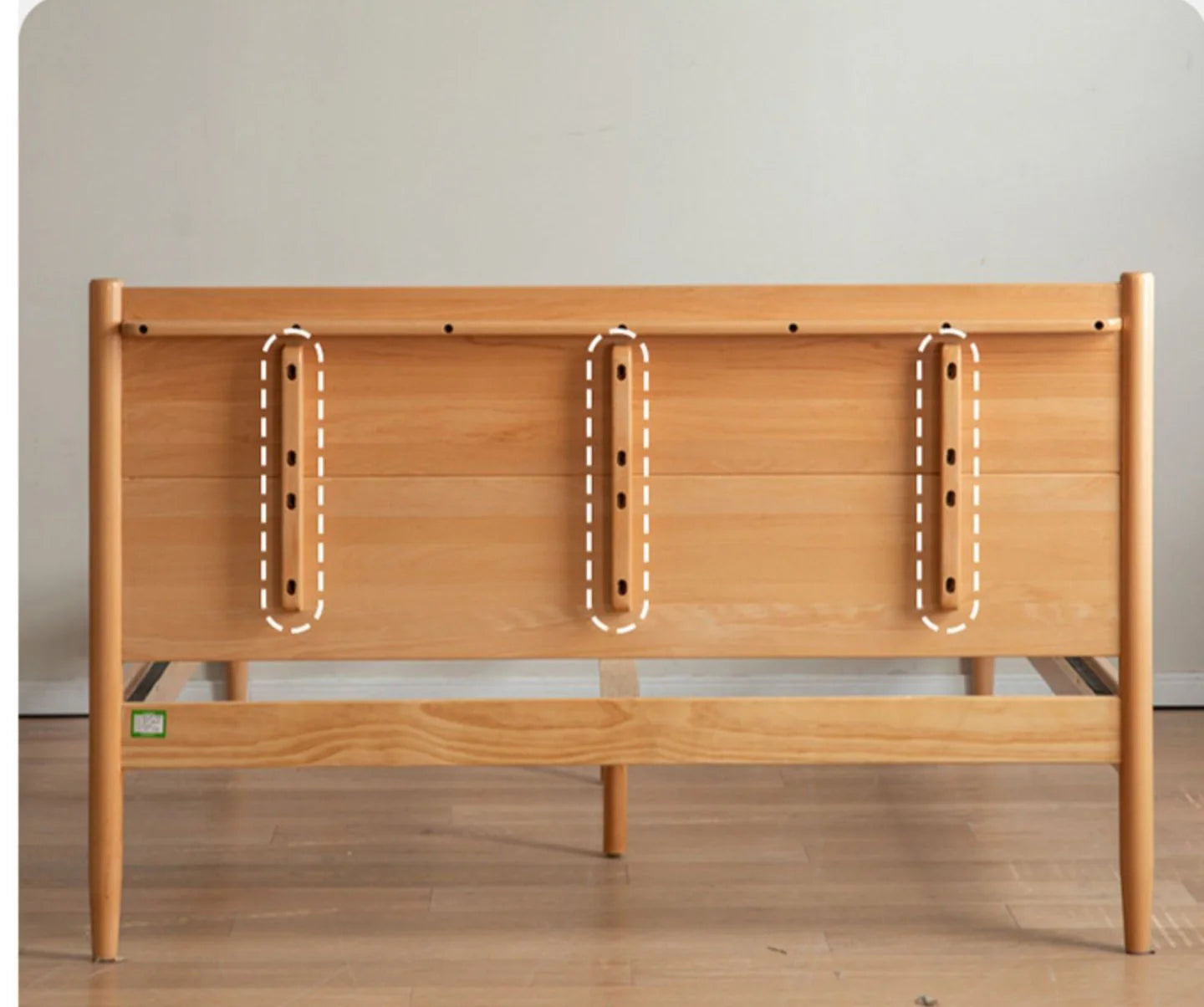 Beech solid wood Bed simple boys and girls<