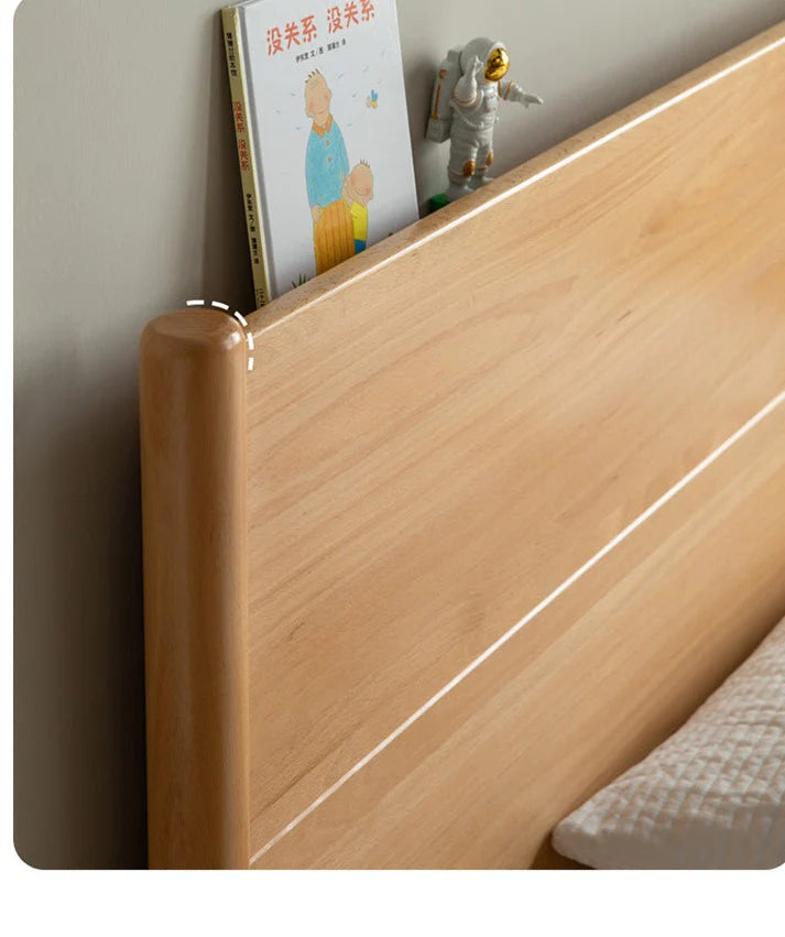 Beech solid wood Bed simple boys and girls<