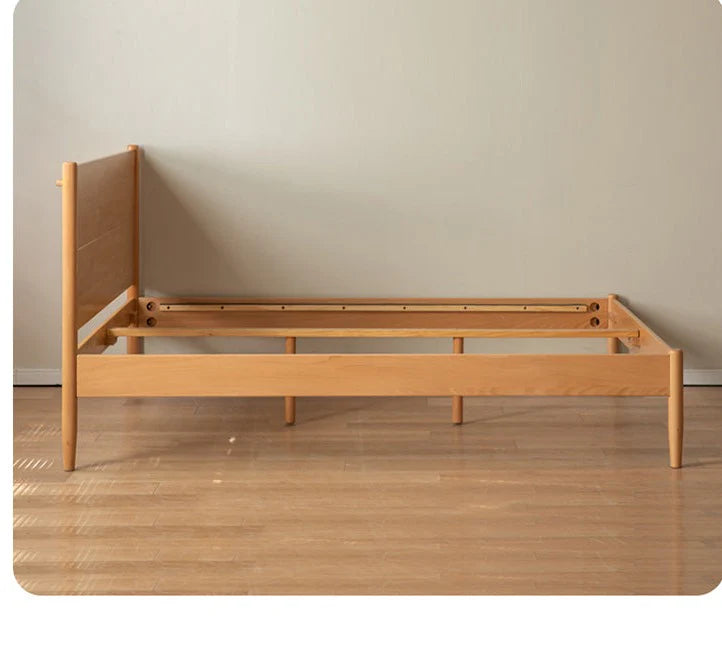 Beech solid wood Bed simple boys and girls<