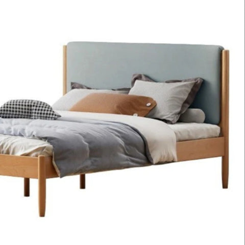 Beech solid wood Bed simple boys and girls<