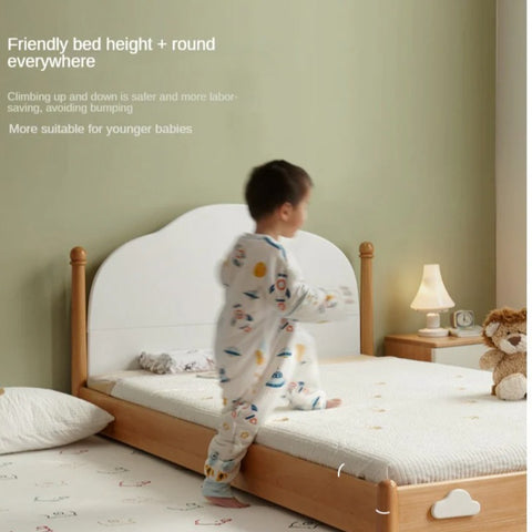 Beech solid wood Kids bed multi-functional bunk bed<