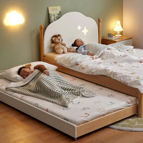 Beech solid wood Kids bed multi-functional bunk bed<