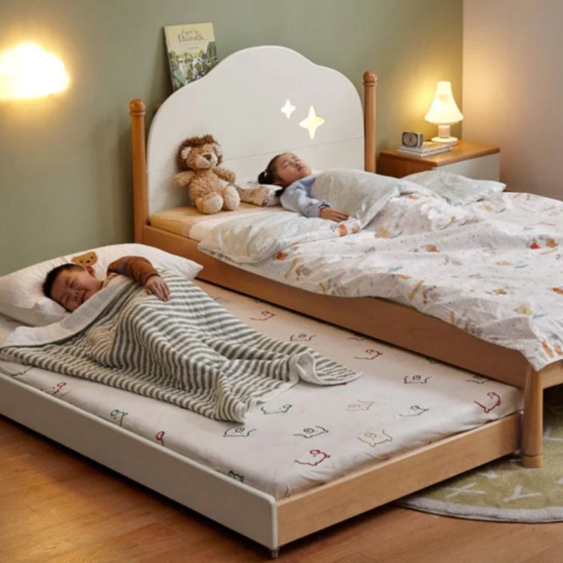 Beech solid wood Kids bed multi-functional bunk bed<