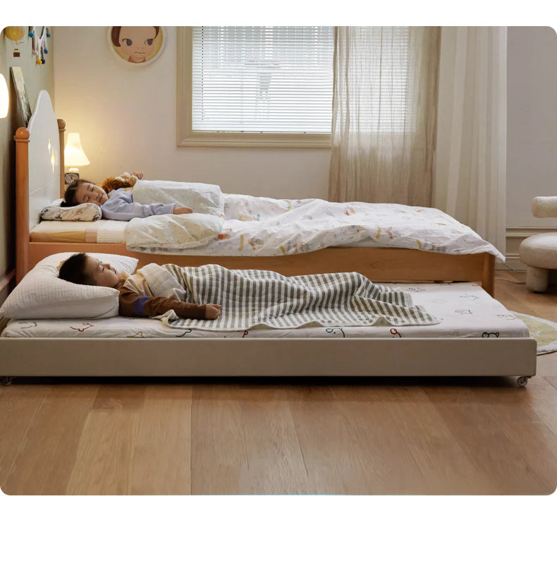 Beech solid wood Kids bed multi-functional bunk bed<