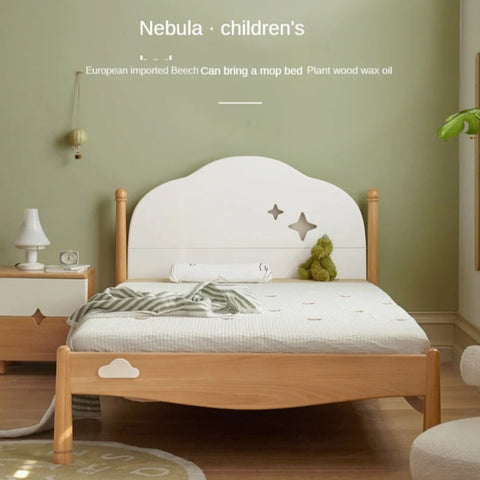 Beech solid wood Kids bed multi-functional bunk bed<