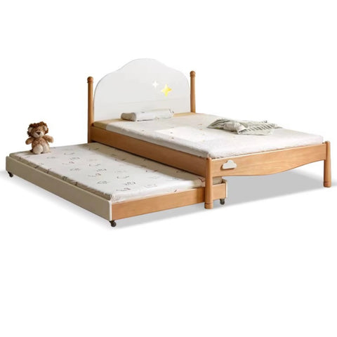 Beech solid wood Kids bed multi-functional bunk bed<
