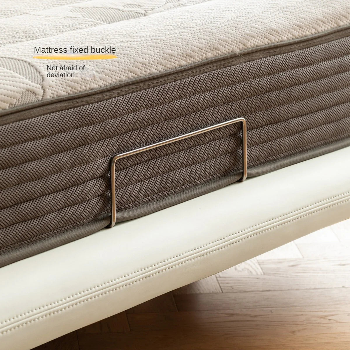 Сream style Organic Leather kid's Cloud Bed, suspended bed<