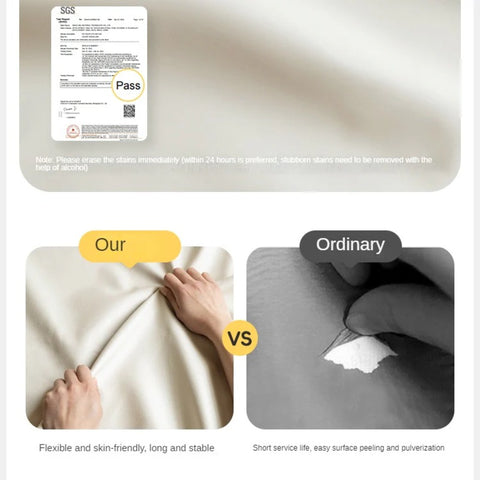 Сream style Organic Leather kid's Cloud Bed, suspended bed<