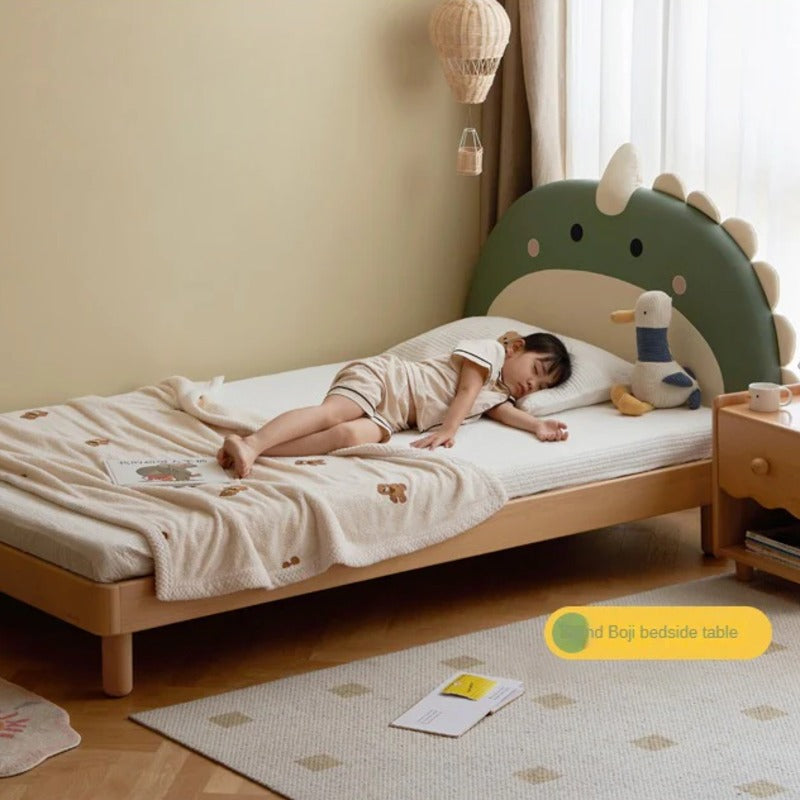 Organic Leather Children's Dinosaur Bed Cartoon Bed<