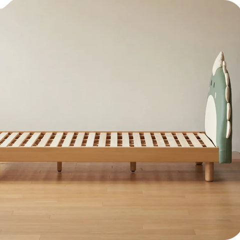 Organic Leather Children's Dinosaur Bed Cartoon Bed<