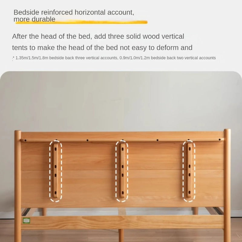 Beech Solid Wood Children's Soft Single Bed