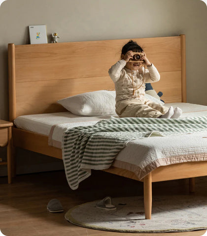 Beech Solid Wood Children's Soft Single Bed