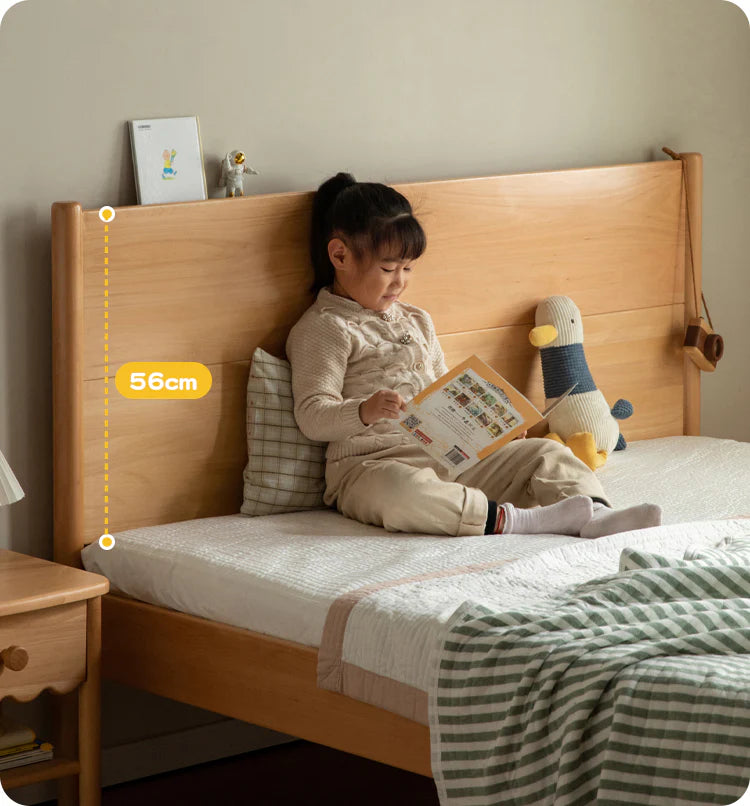 Beech Solid Wood Children's Soft Single Bed