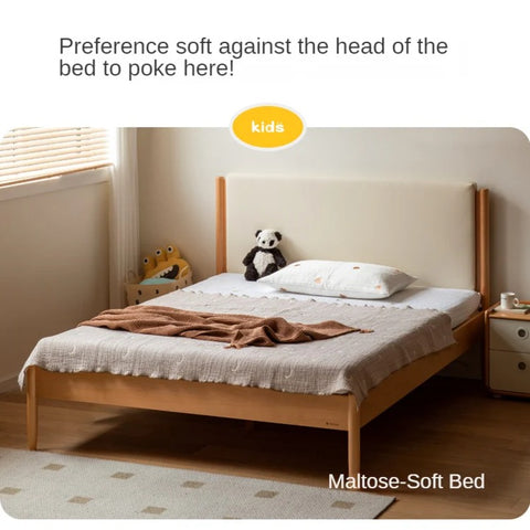 Beech Solid Wood Children's Soft Single Bed