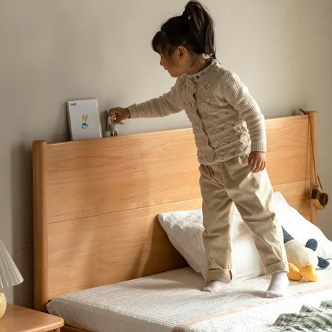 Beech Solid Wood Children's Soft Single Bed