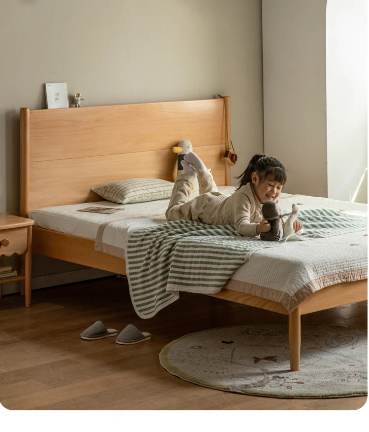 Beech Solid Wood Children's Soft Single Bed