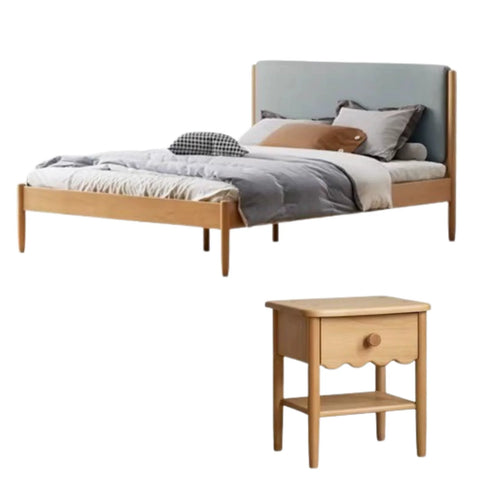 Beech Solid Wood Children's Soft Single Bed