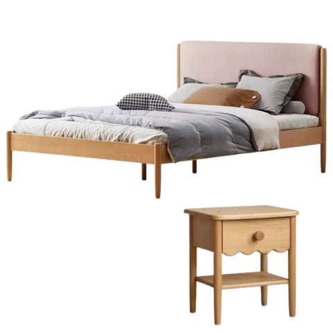 Beech Solid Wood Children's Soft Single Bed