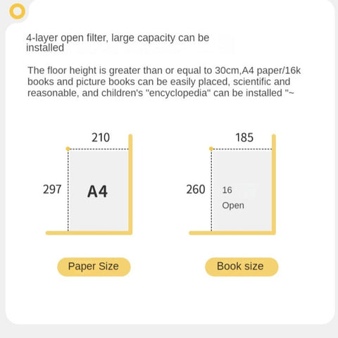 Beech Solid Wood Student Desk & Bookcase Combination Creamy White Light Coffee Finish Modular Homework Study Station
