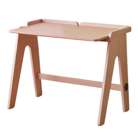 Beech Solid Wood Childrens Study Table Morandi Colors Primary School Desk for Home & Apartment