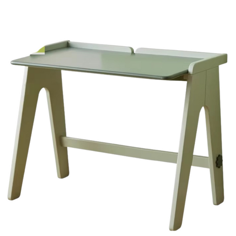 Beech Solid Wood Childrens Study Table Morandi Colors Primary School Desk for Home & Apartment