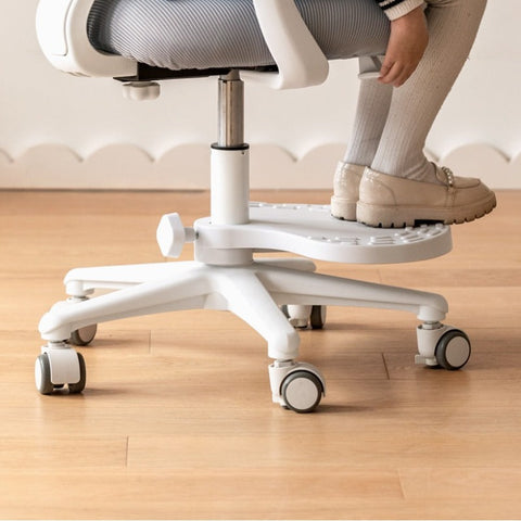 Adjustable Ergonomic Kids Study Chair with Mesh Back Blue Lift Seat for Correct Posture & Comfort