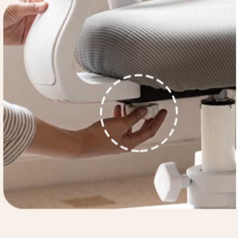 Adjustable Ergonomic Kids Study Chair with Mesh Back Blue Lift Seat for Correct Posture & Comfort