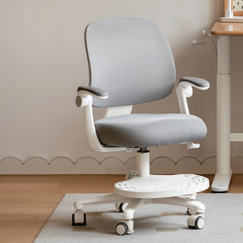 Adjustable Ergonomic Kids Study Chair with Mesh Back Blue Lift Seat for Correct Posture & Comfort