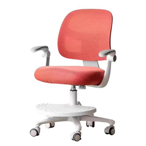 Adjustable Ergonomic Kids Study Chair with Mesh Back Blue Lift Seat for Correct Posture & Comfort