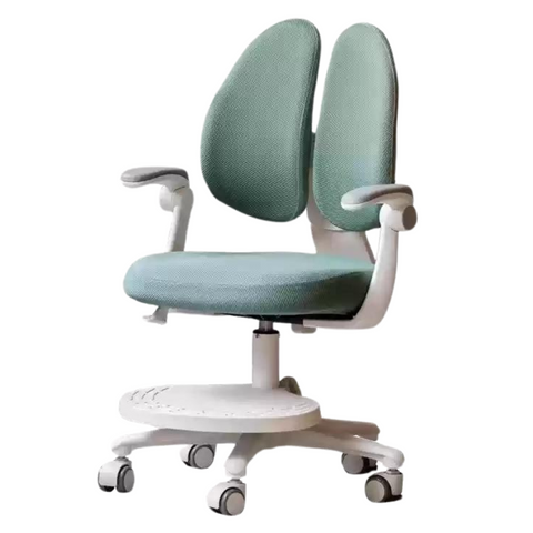 Children's Lift Adjustable Ergonomic Mesh Chair for Study & Writing Removable Washable Cover Watermelon Red Elf Gray Bean Paste Green