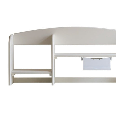 Oak & Beech Solid Wood Multi Layer Desktop Bookshelf Organizer for Kids Study Table Natural Finish