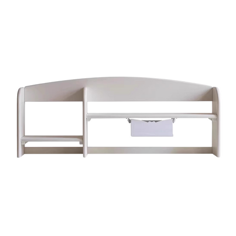 Oak & Beech Solid Wood Multi Layer Desktop Bookshelf Organizer for Kids Study Table Natural Finish