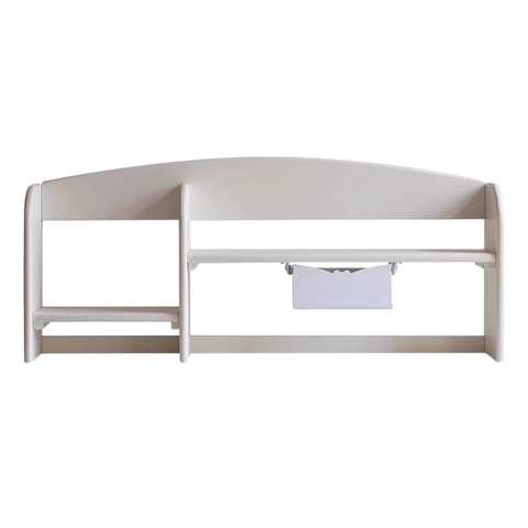 Oak & Beech Solid Wood Multi Layer Desktop Bookshelf Organizer for Kids Study Table Natural Finish