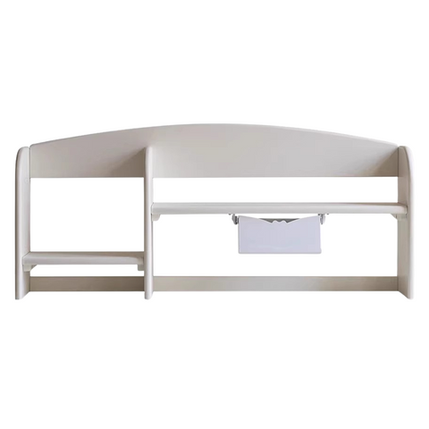 Oak & Beech Solid Wood Multi Layer Desktop Bookshelf Organizer for Kids Study Table Natural Finish