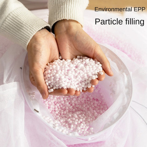 Children's Lazy Reading Corner Chair Soft Blue Chenille Upholstered Toddler Sofa with Removable Cover & EPP Filling for Kids Room