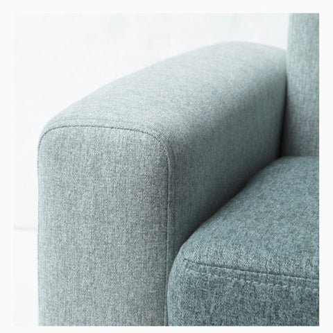 Gray Green Fabric Kids Sofa Cartoon Dinosaur Design Solid Wood Frame Removable Cover