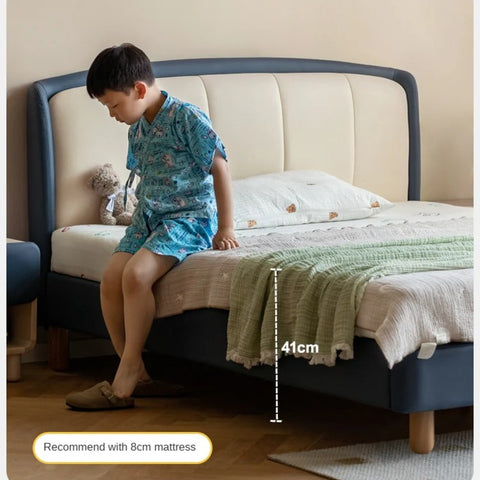 Organic Leather Children's Soft Bed