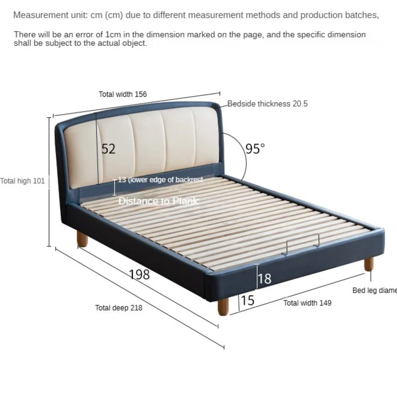 Organic Leather Children's Soft Bed