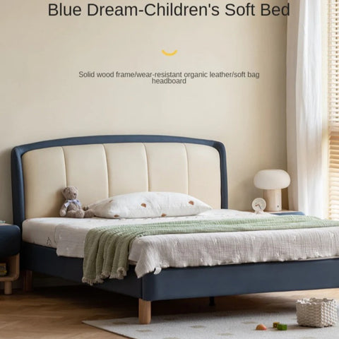 Organic Leather Children's Soft Bed