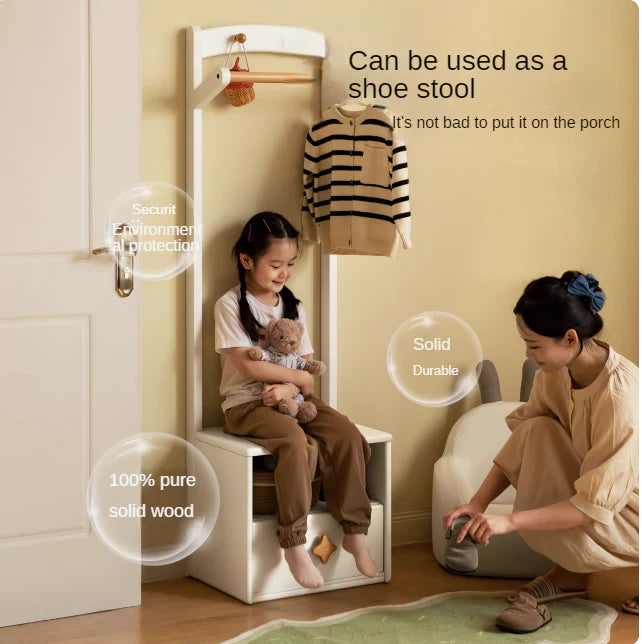 Beech Solid Wood children's Clothes Hanger