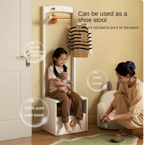 Beech Solid Wood children's Clothes Hanger