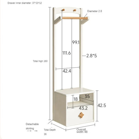Beech Solid Wood children's Clothes Hanger