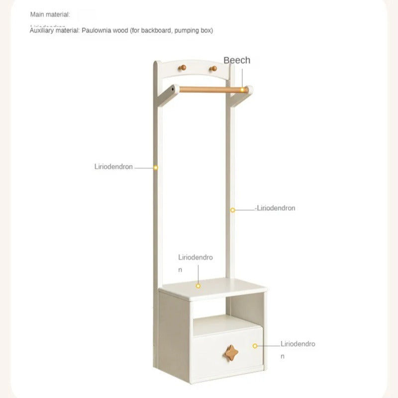 Beech Solid Wood children's Clothes Hanger