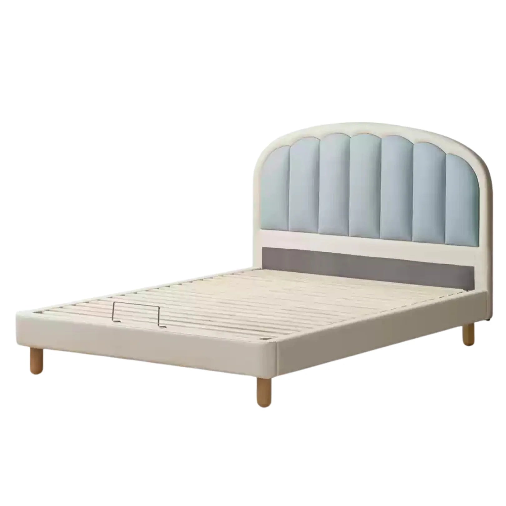 Organic leather Children's Cream Style Soft Bed.