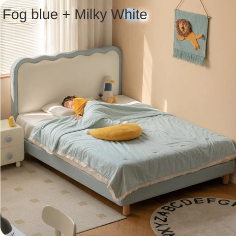 Organic Leather Children's Soft Bed Boys and Girls.