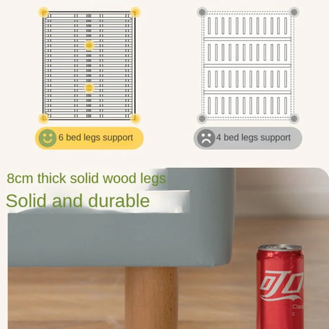 Organic Leather Children's Soft Bed Boys and Girls.