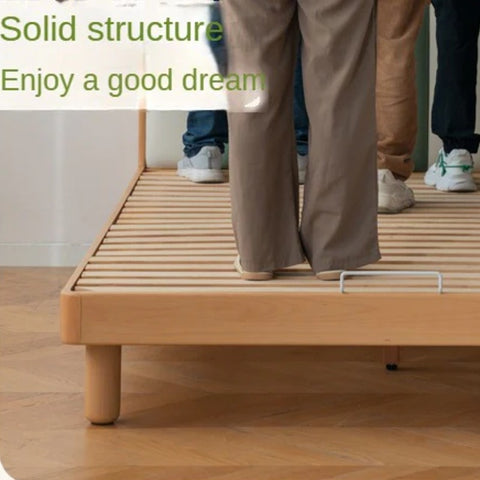 Beech Solid Wood Soft Single Kid's Bed