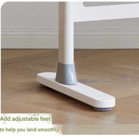 Poplar Solid Wood Liftable Study Desk for Children Milk Brown Adjustable Height Writing Table with Carbon Steel Frame